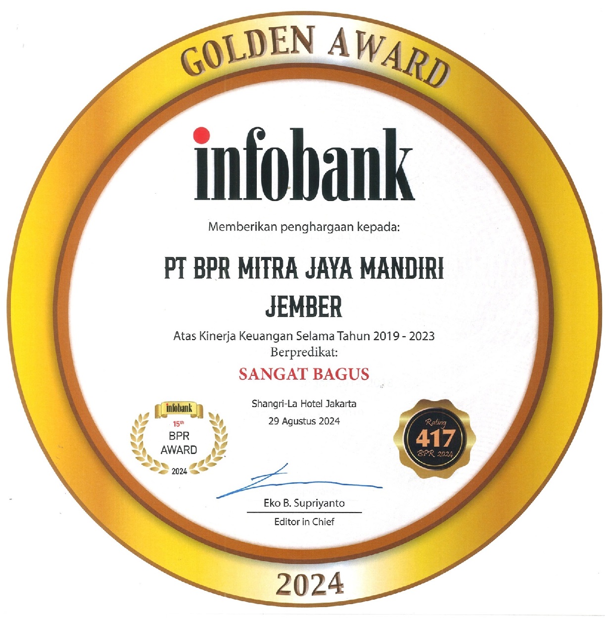 Infobank Golden Award 2019-2023